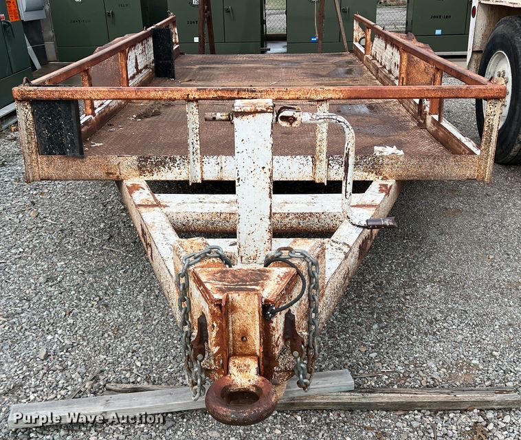 image for item MQ9866 Shop built  utility trailer