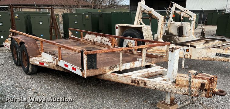 image for item MQ9866 Shop built  utility trailer