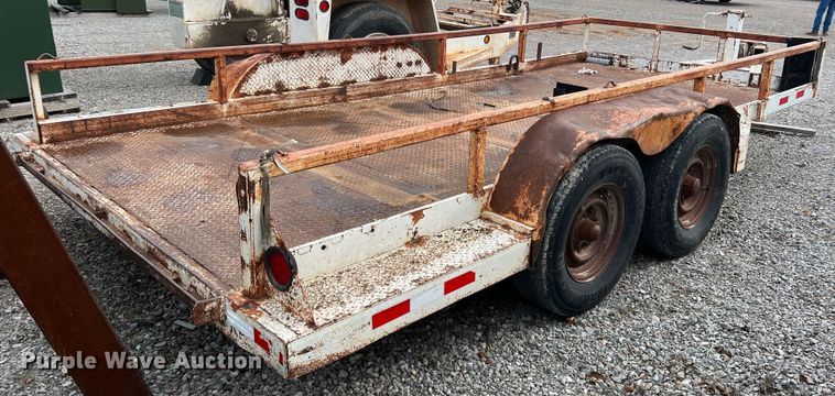 image for item MQ9866 Shop built  utility trailer