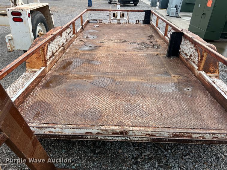 image for item MQ9866 Shop built  utility trailer