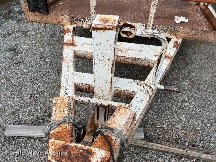 image for item MQ9866 Shop built  utility trailer