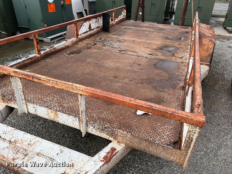 image for item MQ9866 Shop built  utility trailer