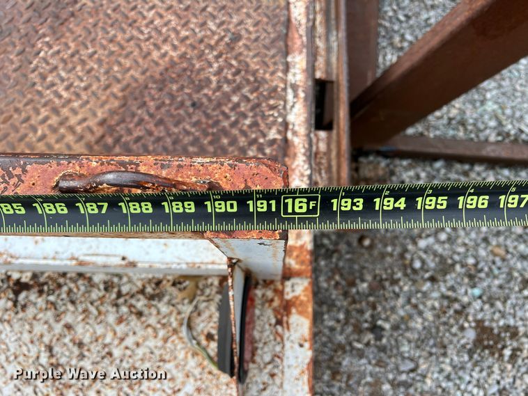 image for item MQ9866 Shop built  utility trailer