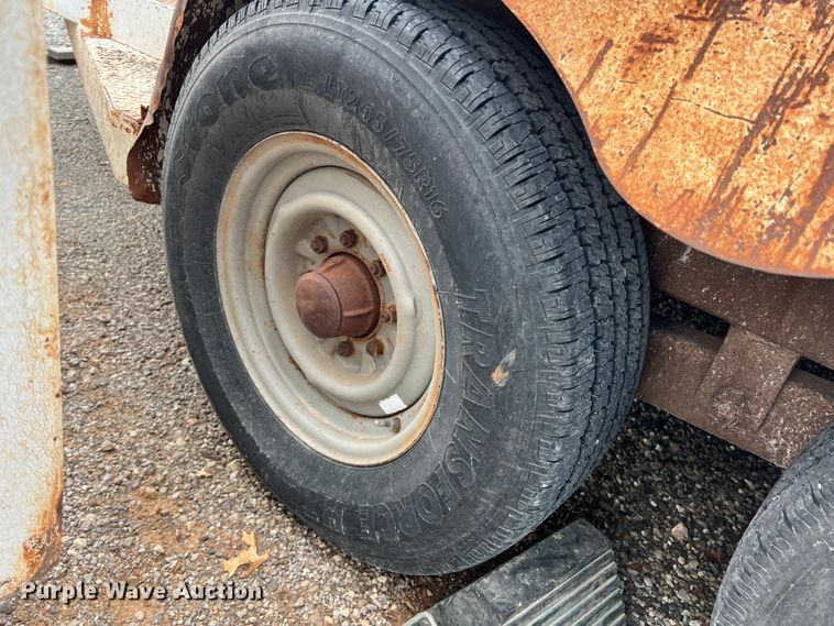 image for item MQ9866 Shop built  utility trailer