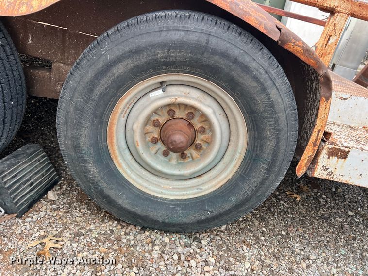 image for item MQ9866 Shop built  utility trailer