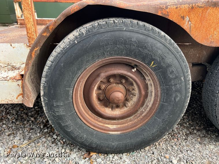 image for item MQ9866 Shop built  utility trailer