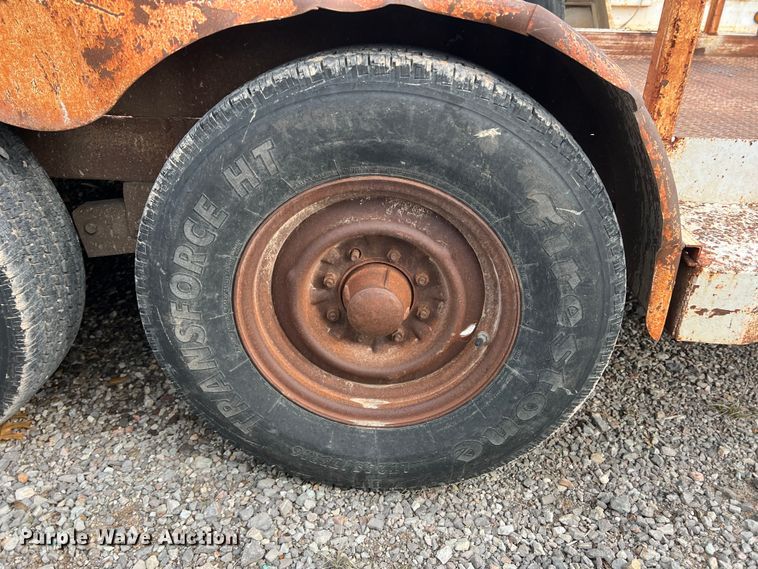 image for item MQ9866 Shop built  utility trailer