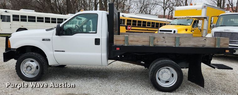 image for item MW9548 2000 Ford F550 Super Duty XL  flatbed truck