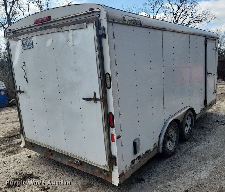 image for item MW9561 2011 Doolittle  enclosed cargo trailer