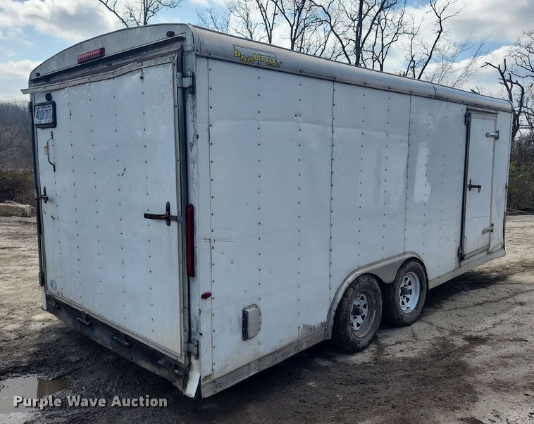 image for item MW9562 2012 Doolittle  enclosed cargo trailer