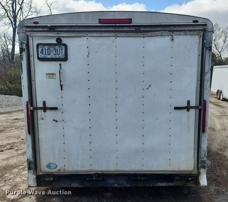 image for item MW9562 2012 Doolittle  enclosed cargo trailer