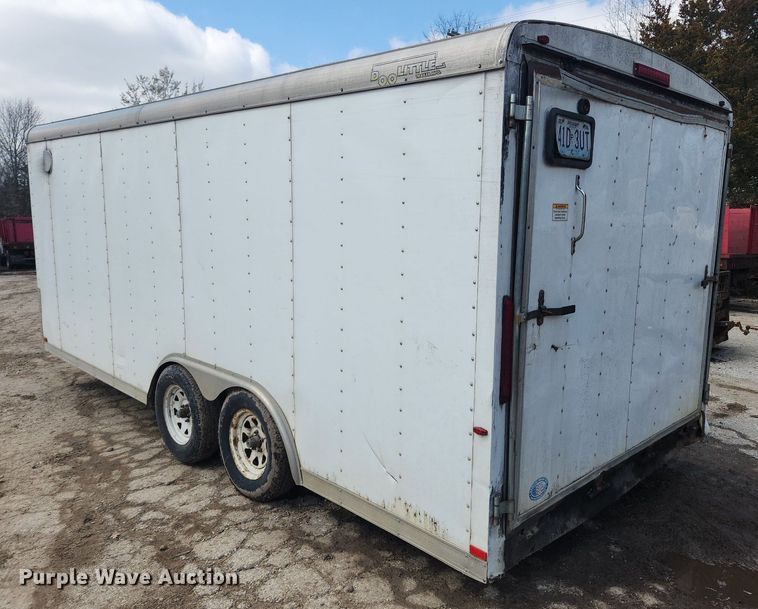 image for item MW9562 2012 Doolittle  enclosed cargo trailer