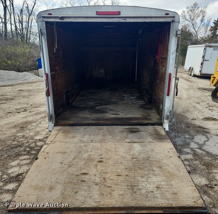 image for item MW9562 2012 Doolittle  enclosed cargo trailer