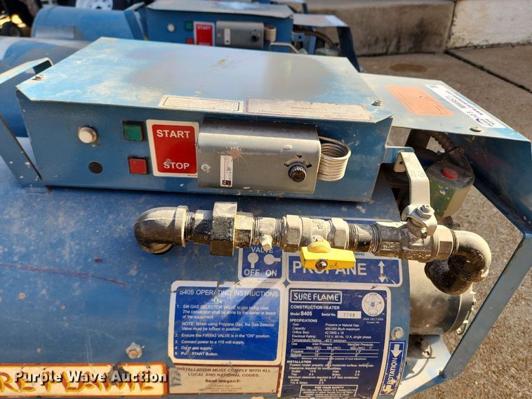 image for item MW9571 (3) Sure Flame S405 heaters