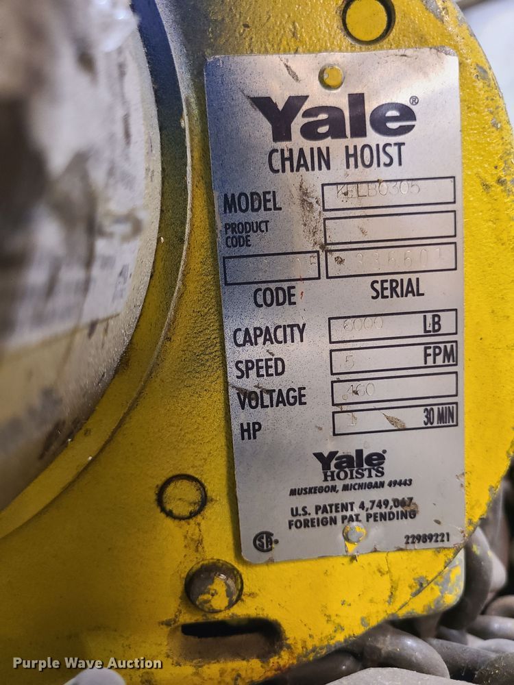 image for item MX9540 (9) hoists