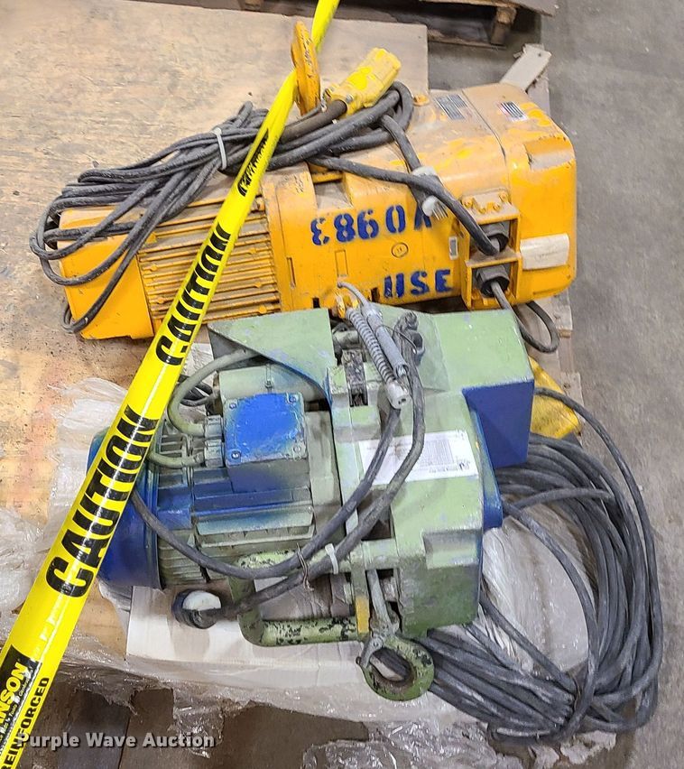 image for item MX9540 (9) hoists