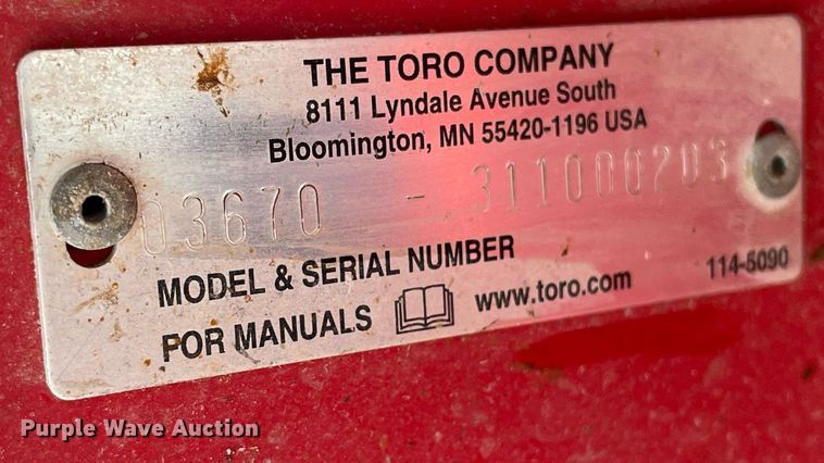 image for item MY9056 Toro Reelmaster 5410  reel mower