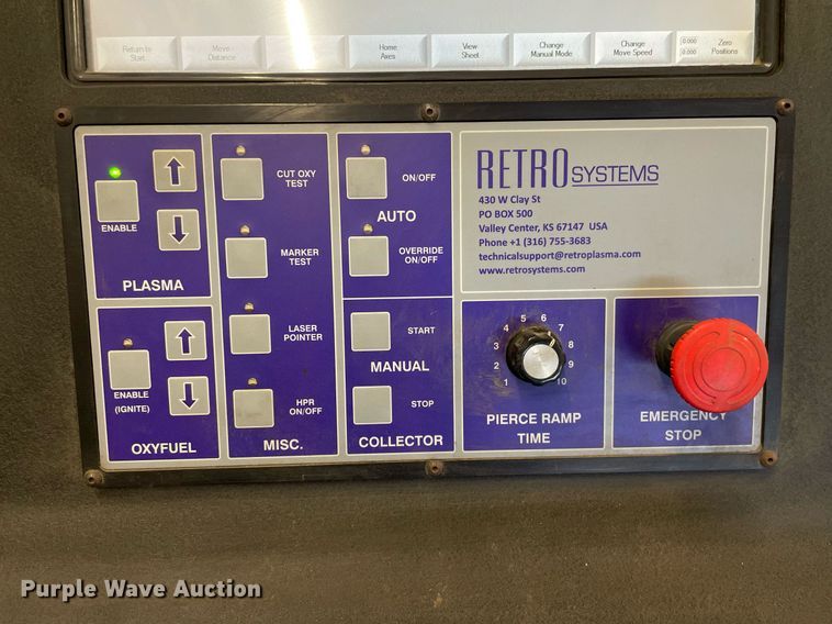 image for item MY9143 2013 Hornet HHD78 ETR150  CNC plasma cutting table