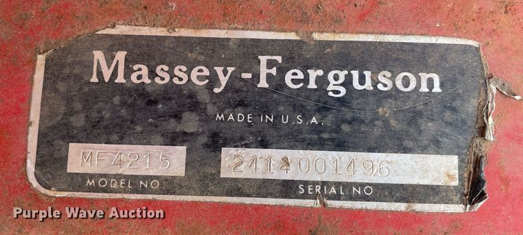 image for item MY9221 Massey Ferguson MF1200  lawn mower