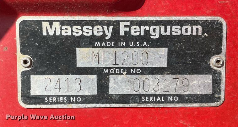 image for item MY9221 Massey Ferguson MF1200  lawn mower