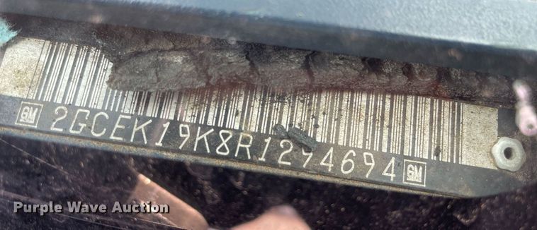 image for item MY9225 1994 Chevrolet K1500  Ext. Cab pickup truck