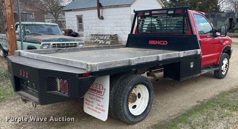 image for item MY9232 1999 Ford F550 Super Duty  flatbed truck