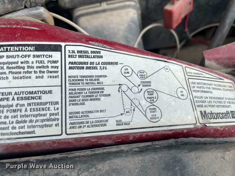 image for item MY9232 1999 Ford F550 Super Duty  flatbed truck