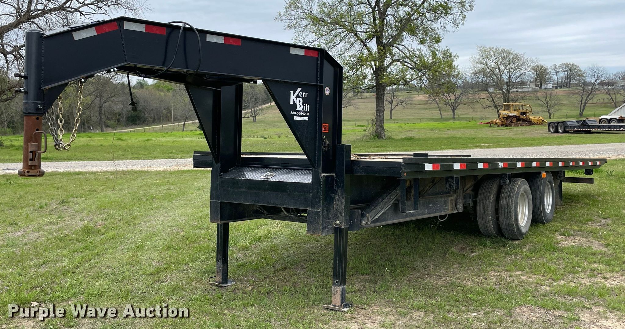 2022 KerrBilt tilt deck equipment trailer in Bennington, OK Item