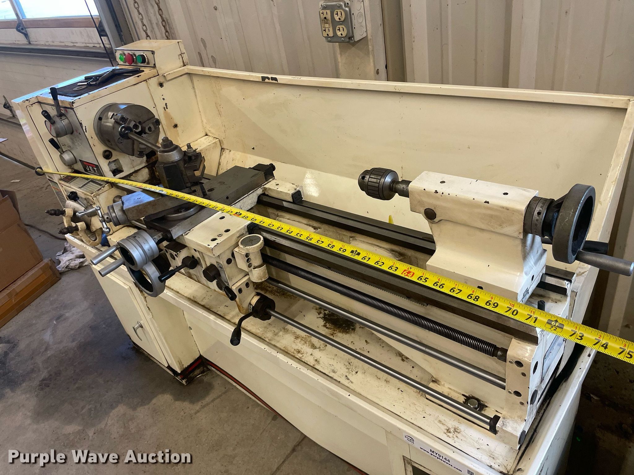 Jet GHB-1340 gear head bench lathe in Wichita, KS | Item MY9144