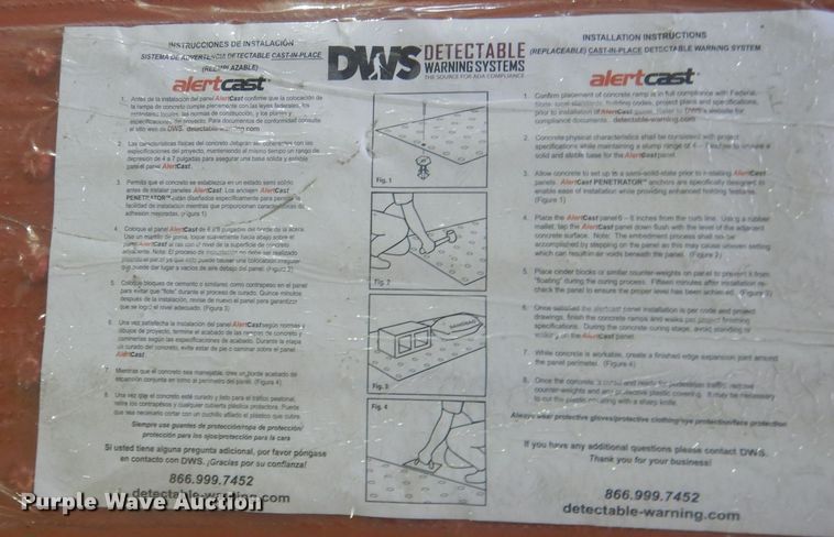 image for item DJ7019 DWS AC-2448-R  detectable warning system