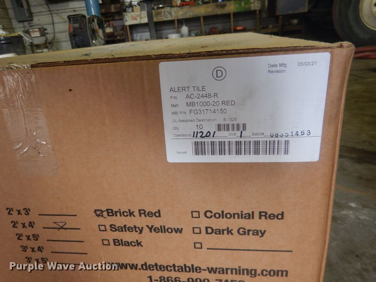 image for item DJ7019 DWS AC-2448-R  detectable warning system