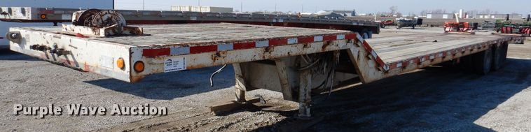 image for item DK5198 1996 Ledwell HT48X102  drop deck trailer