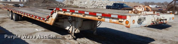 image for item DK5198 1996 Ledwell HT48X102  drop deck trailer