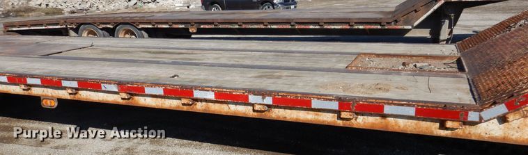 image for item DK5198 1996 Ledwell HT48X102  drop deck trailer