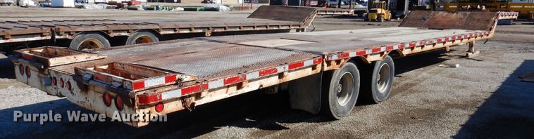 image for item DK5198 1996 Ledwell HT48X102  drop deck trailer