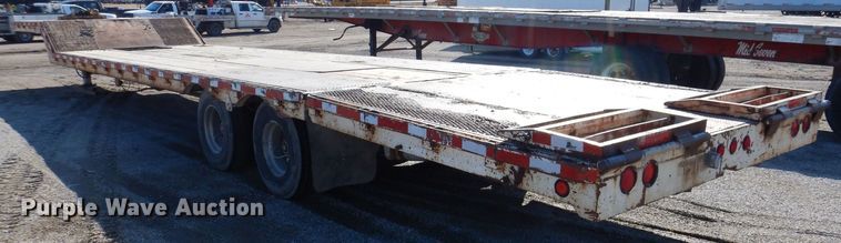 image for item DK5198 1996 Ledwell HT48X102  drop deck trailer