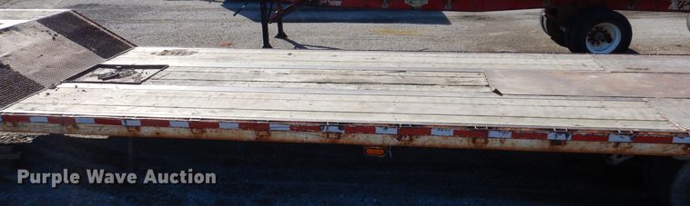 image for item DK5198 1996 Ledwell HT48X102  drop deck trailer