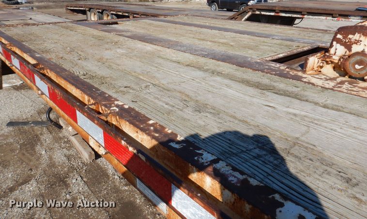 image for item DK5198 1996 Ledwell HT48X102  drop deck trailer