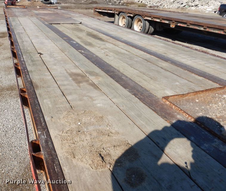 image for item DK5198 1996 Ledwell HT48X102  drop deck trailer