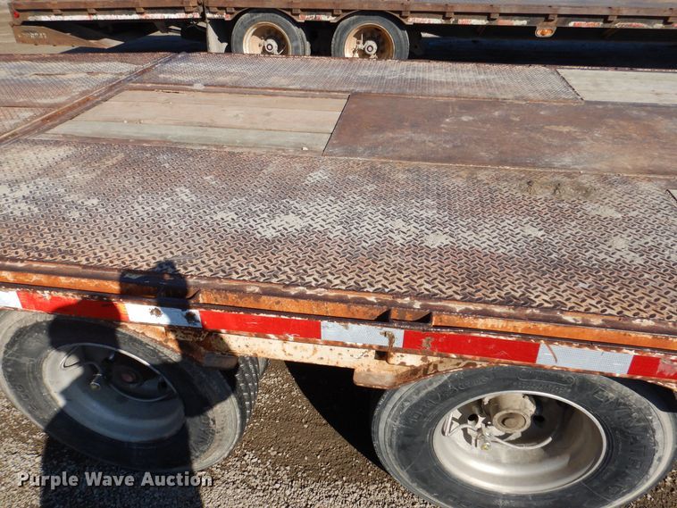 image for item DK5198 1996 Ledwell HT48X102  drop deck trailer