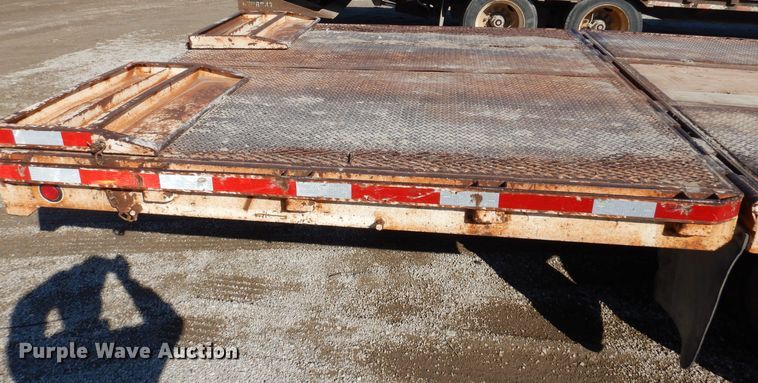 image for item DK5198 1996 Ledwell HT48X102  drop deck trailer