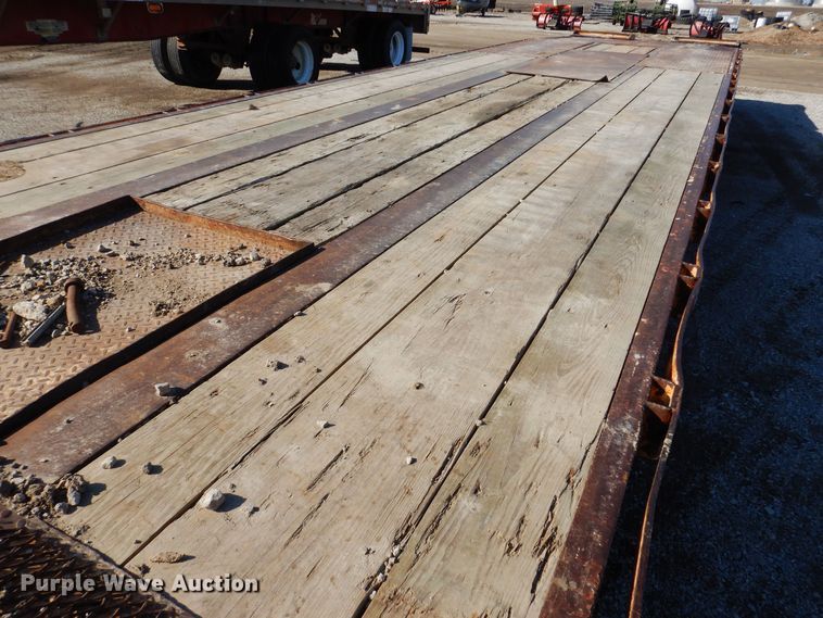 image for item DK5198 1996 Ledwell HT48X102  drop deck trailer