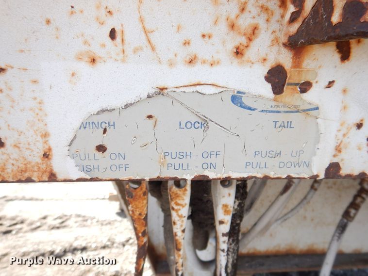 image for item DK5198 1996 Ledwell HT48X102  drop deck trailer