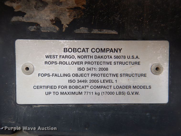 image for item DK5201 2016 Bobcat S750  skid steer loader