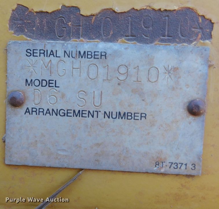 image for item DM2562 2009 Caterpillar D6T XL  dozer