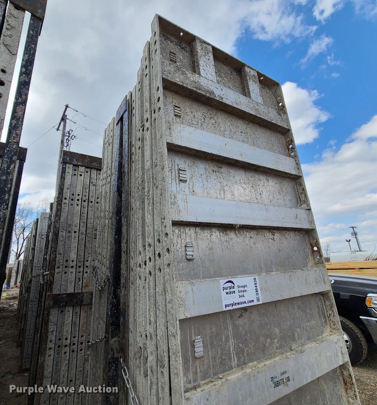 image for item DM4930 Approximately 128 Badger aluminum concrete forms