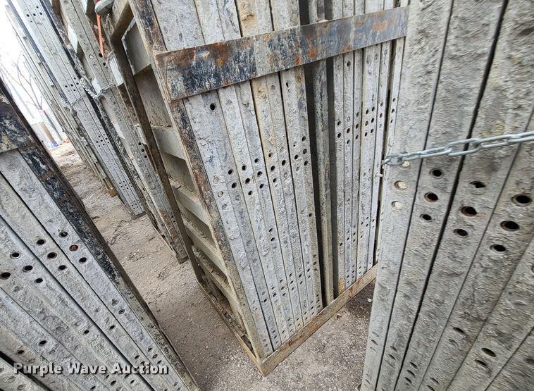 image for item DM4930 Approximately 128 Badger aluminum concrete forms