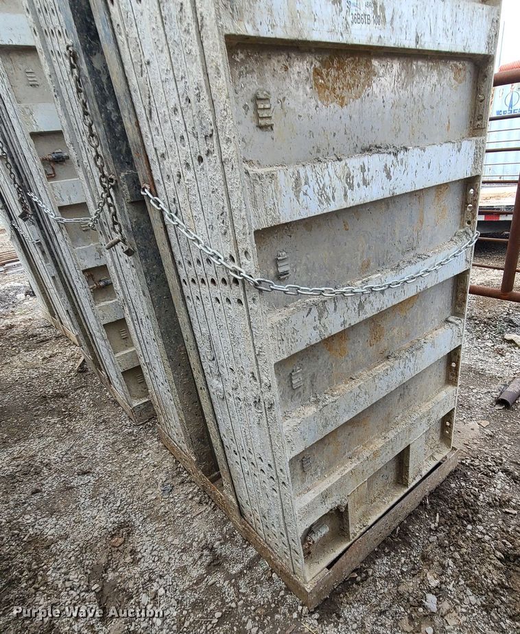 image for item DM4930 Approximately 128 Badger aluminum concrete forms