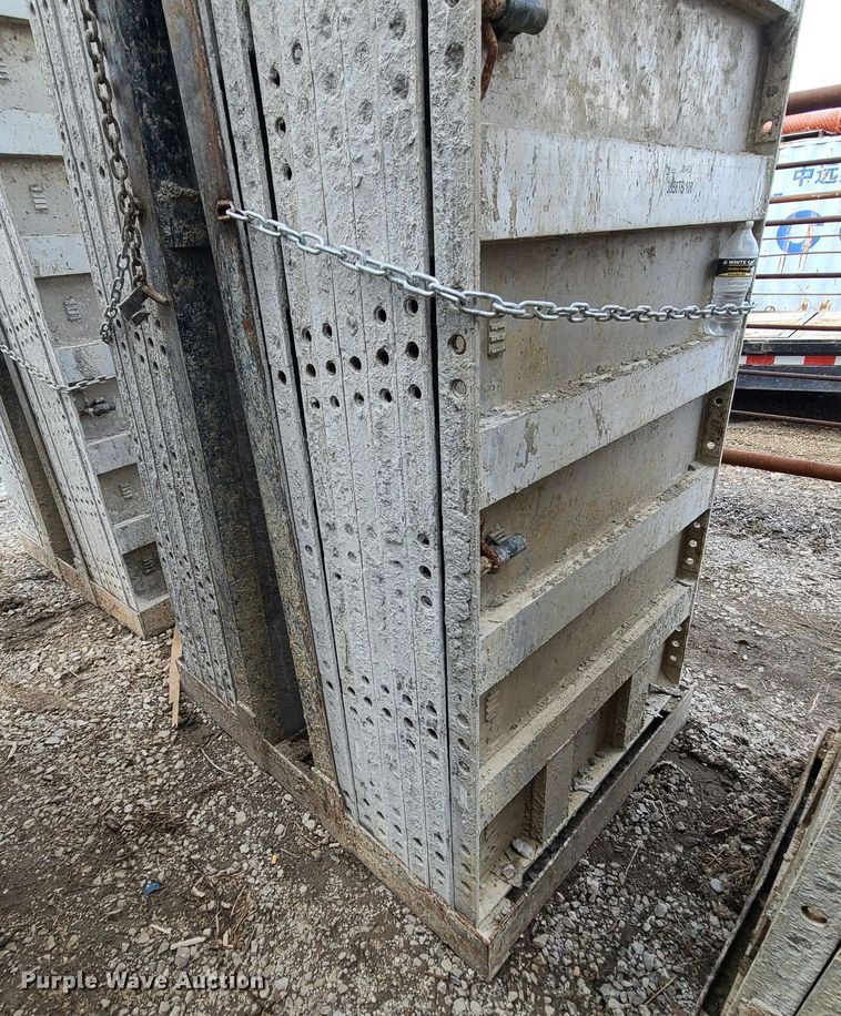 image for item DM4930 Approximately 128 Badger aluminum concrete forms