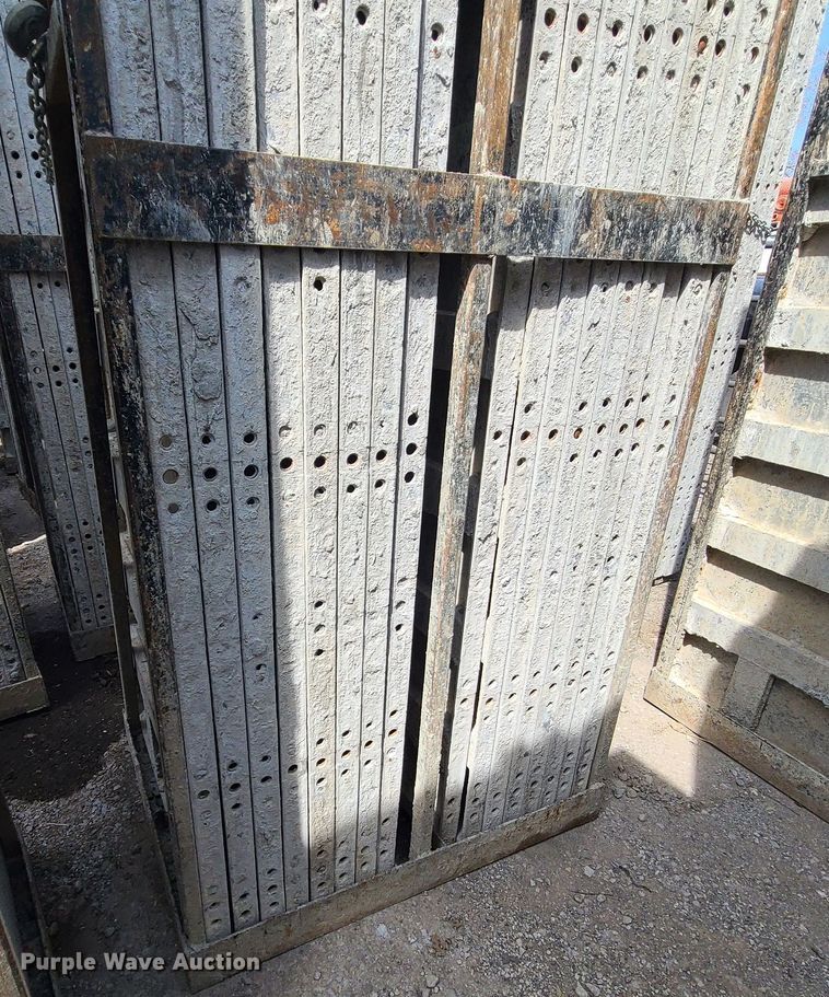 image for item DM4931 Approximately 128 Badger aluminum concrete forms